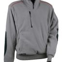 sweat polaire col zip workwear. 100% polyester, 280 g/m². ts À 4xl - gris