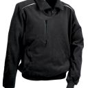 sweat polaire col zip workwear. 100% polyester, 280 g/m². ts À 4xl - noir