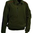 sweat polaire col zip workwear. 100% polyester, 280 g/m². ts À 4xl - vert fonce