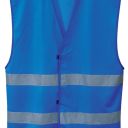 gilet vigile unisexe securite reflect. 100% polyester, 125 g/m² - ts/m a xxl/3xl - bleu royal