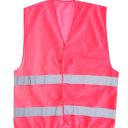 gilet vigile unisexe securite reflect. 100% polyester, 125 g/m² - ts/m a xxl/3xl - rose