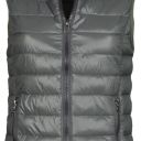 gilet doudoune tech-line femme chaud / respirant. nylon haute densite, 38 g/m². ts à xl - gris acier