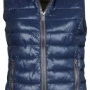 gilet doudoune tech-line femme chaud / respirant. nylon haute densite, 38 g/m². ts à xl - marine