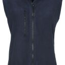 gilet polaire femme chaud / respirant. 100% polyester, 280 g/m². ts à xl - marine
