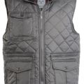 GILET UNISEXE MATELASSE MULTIPOCHES SANS MANCHES. 100% POLYESTER, 65 G/M². TS A 3XL - GRIS FONCE