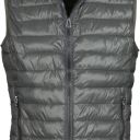 gilet doudoune tech-line homme chaud / respirant. nylon haute densite, 38 g/m². ts à 3xl - gris acier