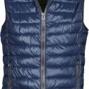 gilet doudoune tech-line homme chaud / respirant. nylon haute densite, 38 g/m². ts à 3xl - marine