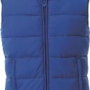 gilet doudoune tech-line unisexe chaud / respirant. 100% polyester effet duvet, 56 g/m². txs à 3xl - bleu royal