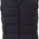 gilet doudoune tech-line unisexe chaud / respirant. 100% polyester effet duvet, 56 g/m². txs à 3xl - marine