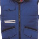 gilet tech-line unisexe matelasse ripstop imper/respirant. 100% polyester ripstop 240t, 200 g/m². txs à 3xl - bleu royal