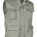 gilet unisexe matelasse multipoches reporter. polyeste / coton, 220 g/m² - ts a xxl - beige