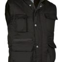 gilet unisexe matelasse multipoches reporter. polyeste / coton, 220 g/m² - ts a xxl - noir