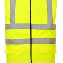 gilet haute visibilite matelasse reversible. 100% polyester, 190 g/m². en 13688, en iso 20471 cl2. txs a 5xl - jaune/marine