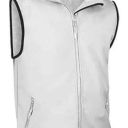 gilet unisexe extreme confort softshell. polyamide / elasthanne / membrane skinbreath, 350 g/m². ts a xxl - blanc