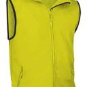 gilet unisexe extreme confort softshell. polyamide / elasthanne / membrane skinbreath, 350 g/m². ts a xxl - jaune