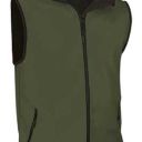 gilet unisexe extreme confort softshell. polyamide / elasthanne / membrane skinbreath, 350 g/m². ts a xxl - kaki