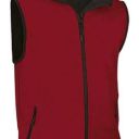 gilet unisexe extreme confort softshell. polyamide / elasthanne / membrane skinbreath, 350 g/m². ts a xxl - rouge