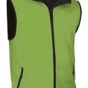gilet unisexe extreme confort softshell. polyamide / elasthanne / membrane skinbreath, 350 g/m². ts a xxl - vert prairie