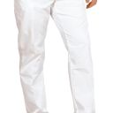 pantalon guy. uni polyester / coton. t0 (36/38) a 6 (60/62) - blanc