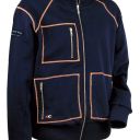 sweat multipoches zip central workwear. 100% coton, 380 g/m². ts À 4xl - marine