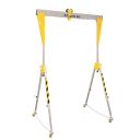 portique mobile aluminium de securite et de levage 3m, capacite 500 kg (catec). harnaispro.