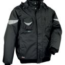 blouson winter workwear, 100% polyester/pu 200 g/m². en iso 13688, en 343. t42 À 62 - noir