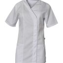 tunique lucy. pressions manches courtes eco responsable. uni lyocell / polyester. t0 (36/38) à 6 (60/62) - blanc