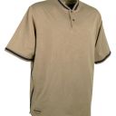 tee-shirt manches courtes avec fermeture 2 boutons workwear. 100% coton, 165 g/m². ts À 4xl - beige