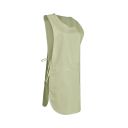 chasuble marion. liens. uni polyester / coton. tu reglable - anis