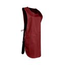 chasuble marion. liens. uni polyester / coton. tu reglable - bordeaux