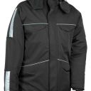 veste softshell matelassee hydrofuge winter workwear. softshell 94% polyester 250 g/m² + membrane cofratex. en iso 13688, en 343. t42 À 62 - noir