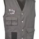 gilet sans manche ete actipro. polyester / coton, 245 g/m². en iso 13688. ts À 4xl - gris fonce