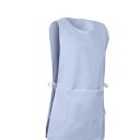 chasuble nicki. liens. uni polyester / coton. tu reglable - bleu ciel