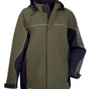 vest softshell hydrofuge winter workwear. softshell 84% nylon / 16% elasthane, 350 g/m². en iso 13688. t42 À 62 - vert fonce