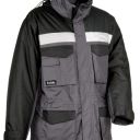 parka ripstop winter workwear reflect. 100% polyester, 375 g/m². en iso 13688 + en 343 cl3.1. ts À 4xl - gris/noir