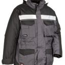 parka 4 en 1 ripstop winter workwear reflect. 100% polyester, 375 g/m². en iso 13688 + en 343 cl3.1. ts À 4xl - gris/noir