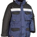 parka 4 en 1 ripstop winter workwear reflect. 100% polyester, 375 g/m². en iso 13688 + en 343 cl3.1. ts À 4xl - marine/noir