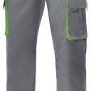 pantalon unisexe combi-duo. 65% polyester / 35% coton, 190 g/m². t34 a 60 - gris/vert