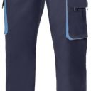 pantalon unisexe combi-duo. 65% polyester / 35% coton, 190 g/m². t34 a 60 - marine/bleu ciel