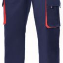 pantalon unisexe combi-duo. 65% polyester / 35% coton, 190 g/m². t34 a 60 - marine/rouge