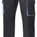 pantalon unisexe combi-duo. 65% polyester / 35% coton, 190 g/m². t34 a 60 - noir/bleu ciel