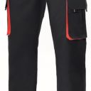 pantalon unisexe combi-duo. 65% polyester / 35% coton, 190 g/m². t34 a 60 - noir/rouge