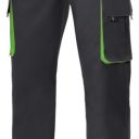 pantalon unisexe combi-duo. 65% polyester / 35% coton, 190 g/m². t34 a 60 - noir/vert