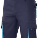 bermuda unisexe combi-duo. 65% polyester / 35% coton, 190 g/m². t34 a 60 - marine/bleu ciel