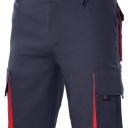 bermuda unisexe combi-duo. 65% polyester / 35% coton, 190 g/m². t34 a 60 - marine/rouge