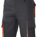 bermuda unisexe combi-duo. 65% polyester / 35% coton, 190 g/m². t34 a 60 - noir/orange