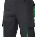 bermuda unisexe combi-duo. 65% polyester / 35% coton, 190 g/m². t34 a 60 - noir/vert