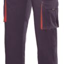 pantalon stretch unisexe combi-duo. 16% polyester / 46% coton / 38% emet, 240 g/m². t34 a 60 - marine/rouge