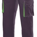 pantalon stretch unisexe combi-duo. 16% polyester / 46% coton / 38% emet, 240 g/m². t34 a 60 - marine/vert