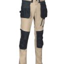 pantalon ÉtÉ stretch holster workwear. coton / polyester / elasthanne 245 g/m². en iso 13688 (en 14404 - niveau 1 / type 2). t38 À 58 - beige